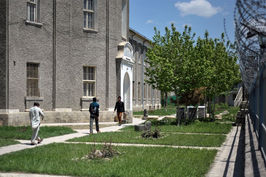 The National Museum of Afghanistan, Kabul, photographed in 2012.