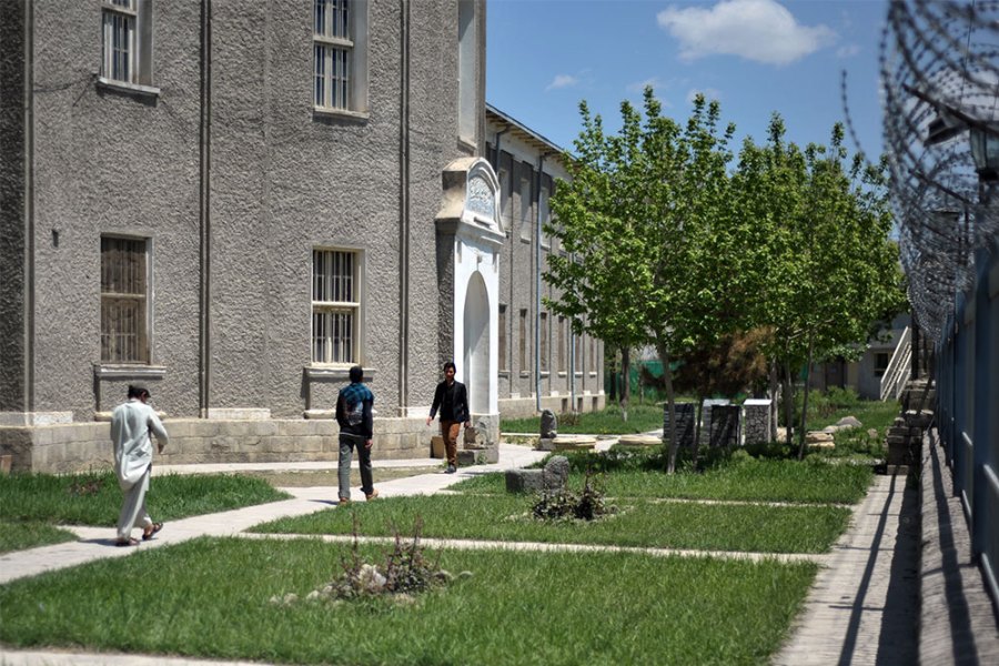 The National Museum of Afghanistan, Kabul, photographed in 2012.