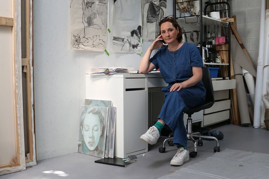Kaye Donachie in her London studio