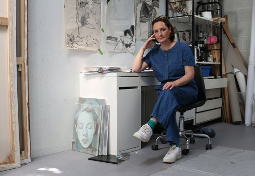 Kaye Donachie in her London studio