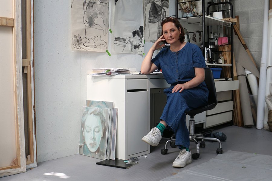 Kaye Donachie in her London studio