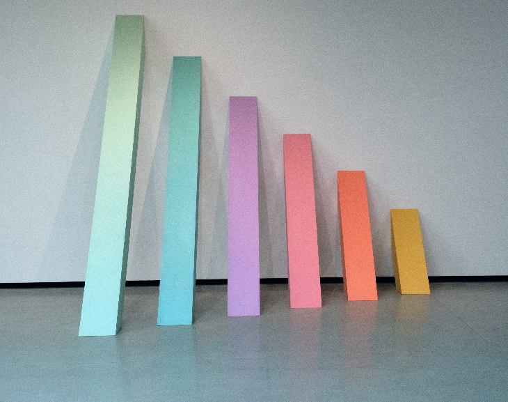 Rainbow Pickett (1965, recreated 2004), Judy Chicago. 