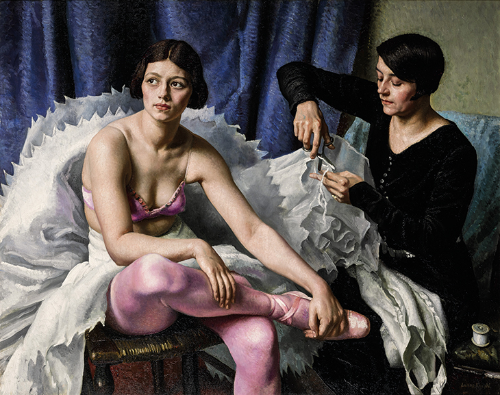 The Ballet Girl and the Dressmaker (1930), Laura Knight.