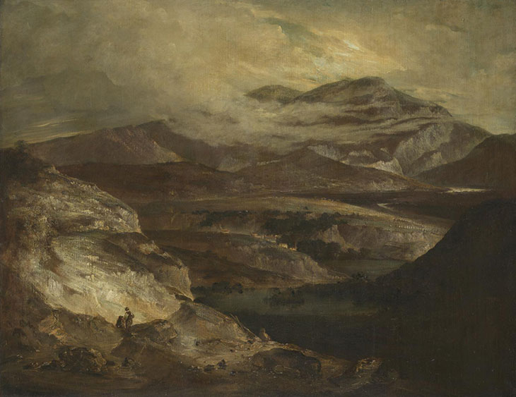 Slate Quarries (c. 1802–05), John Crome. Tate Collection