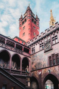 The Rathaus (town hall) in Basel.