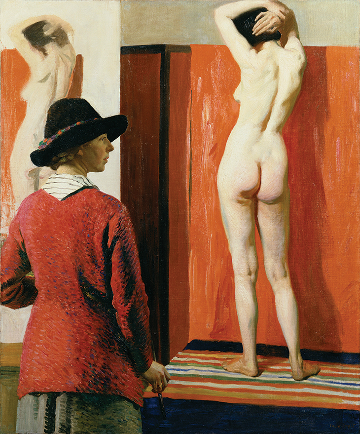 Self Portrait (1913), Laura Knight. National Portrait Gallery, London.