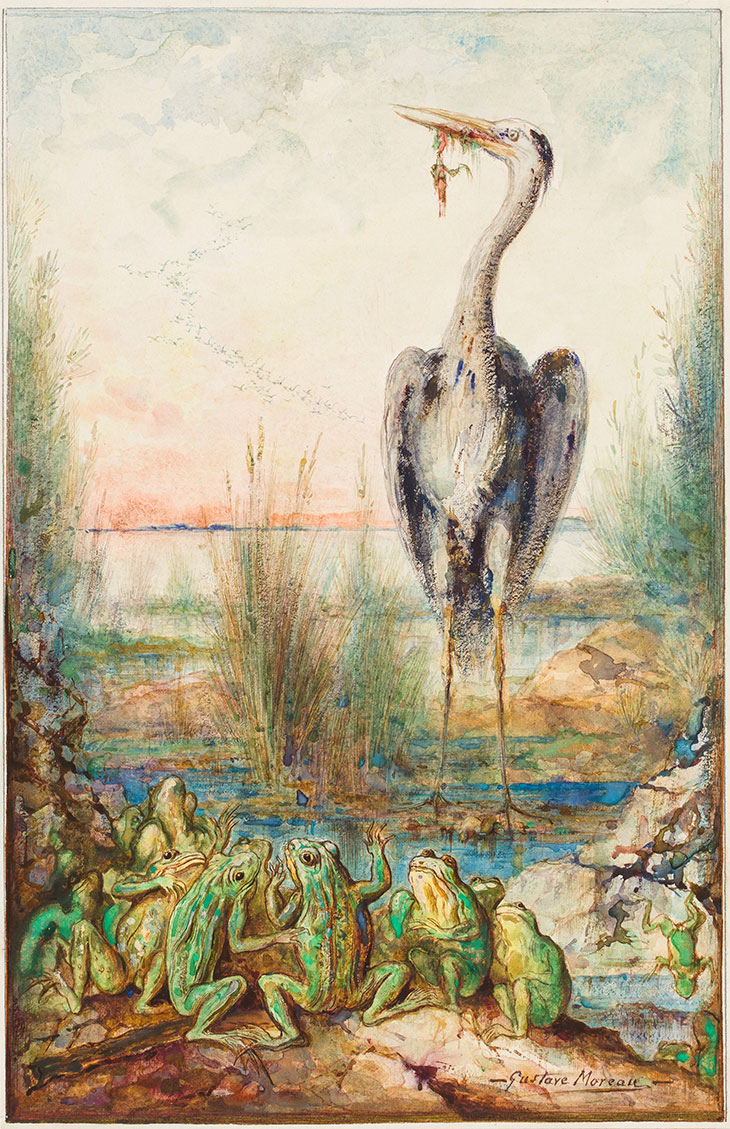 The Frogs who ask for a King (1884), Gustave Moreau.