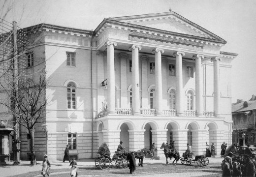 The building now home to the Shalva Amiranashvili Museum of Fine Arts, Tbilisi, shown in a 19th-century photo.