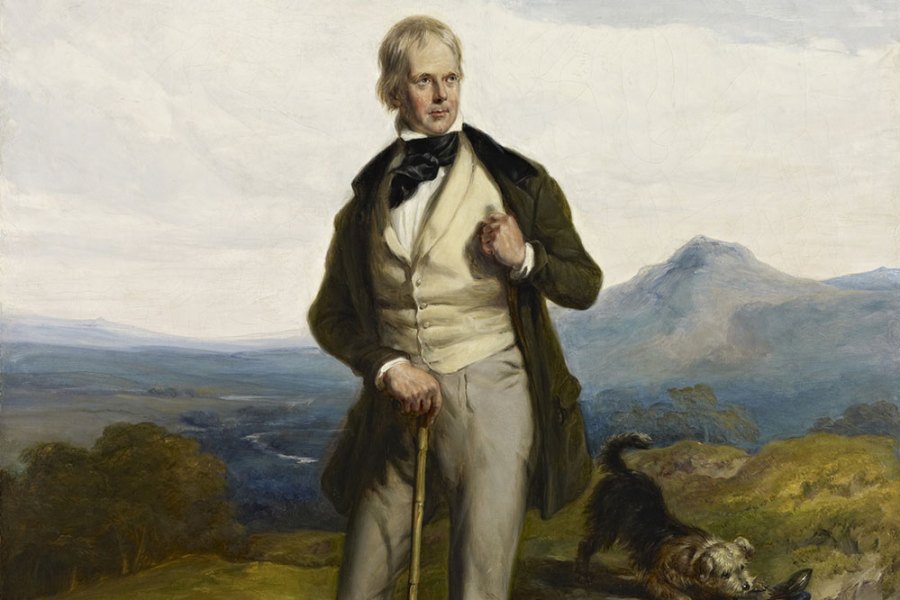 Sir Walter Scott (detail; c. 1844), William Allan. National Galleries Scotland
