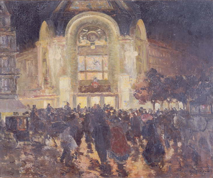 Le cinéma Gaumont-Palace, place de Clichy (c. 1913), Louis Abel-Truchet. 