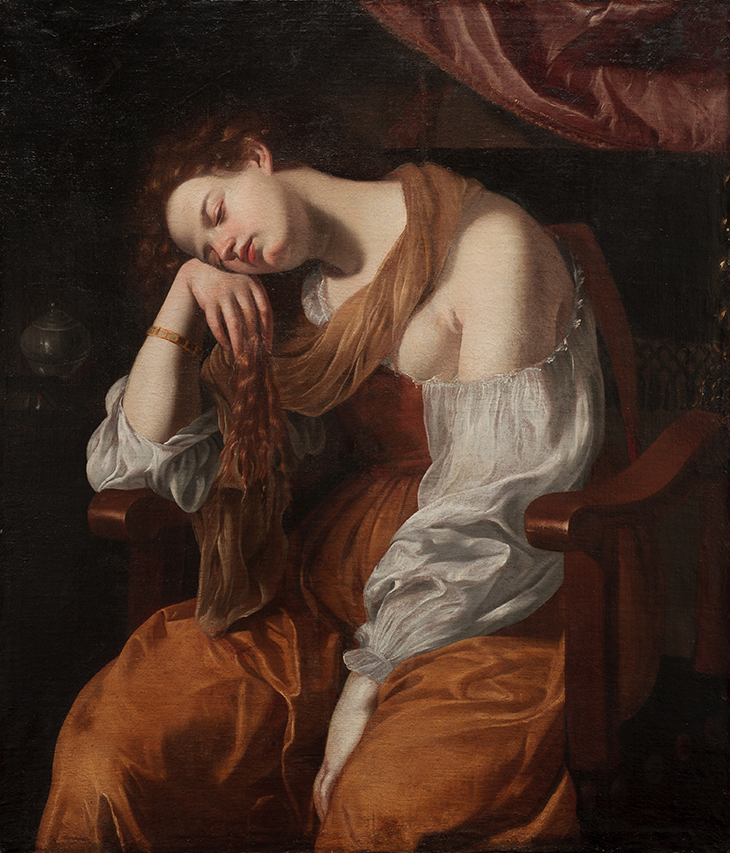Penitent Mary Magdalene (1625–26), Artemisia Gentileschi. Private collection