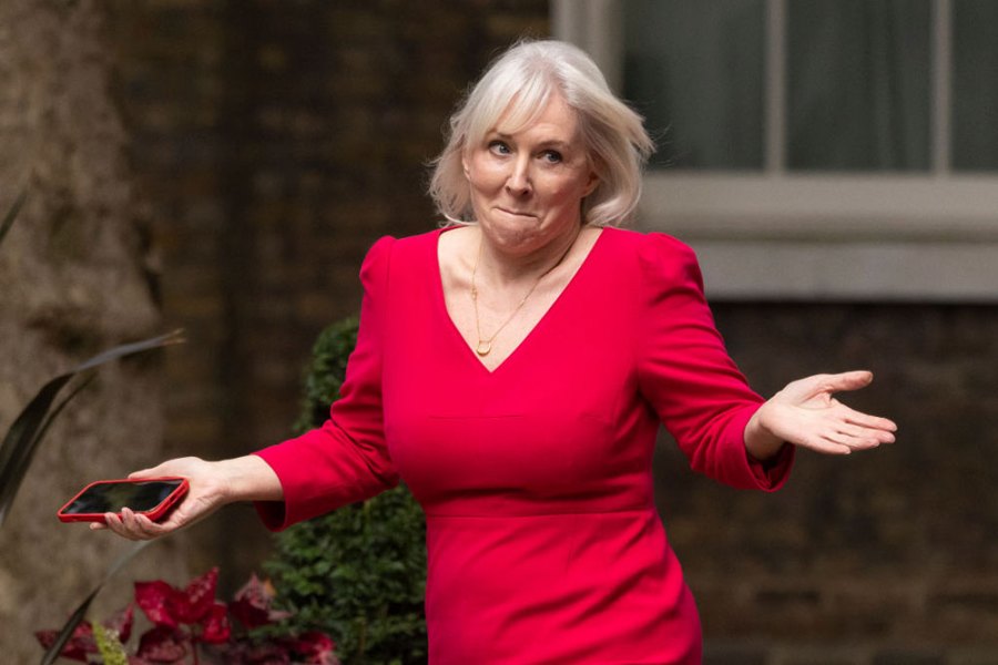 Nadine Dorries at Downing Street on 15 September 2021.