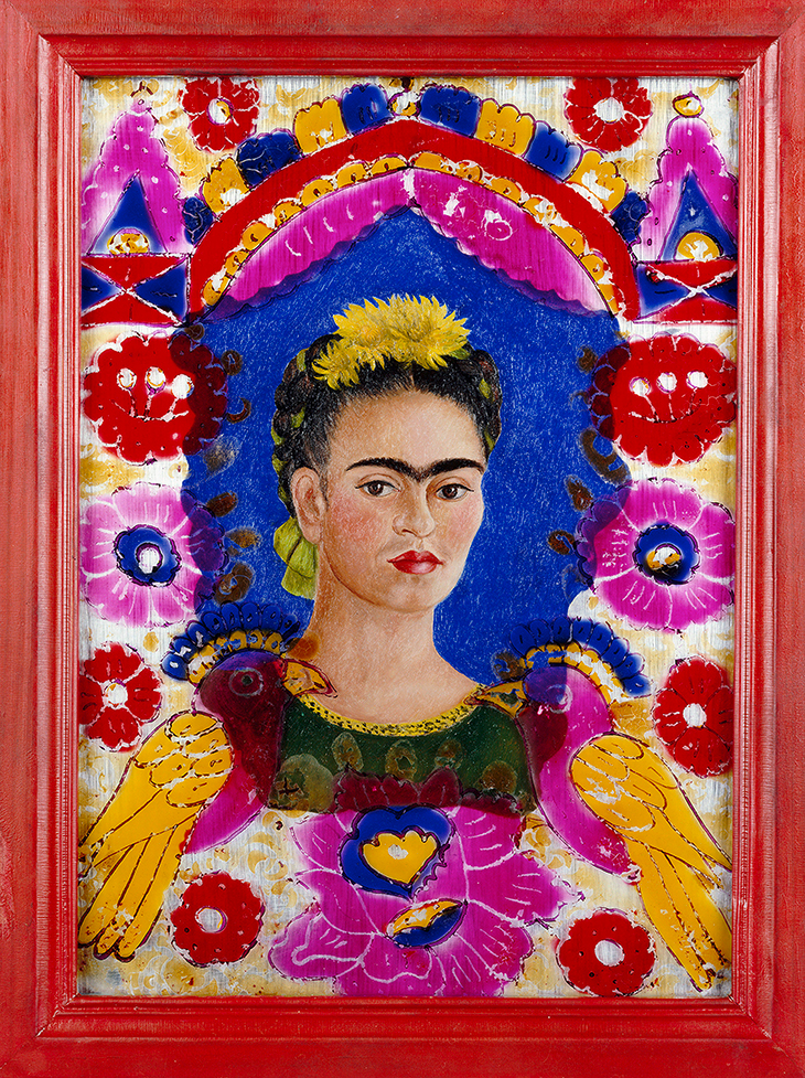 Self-Portrait: The Frame (1938), Frida Kahlo. 