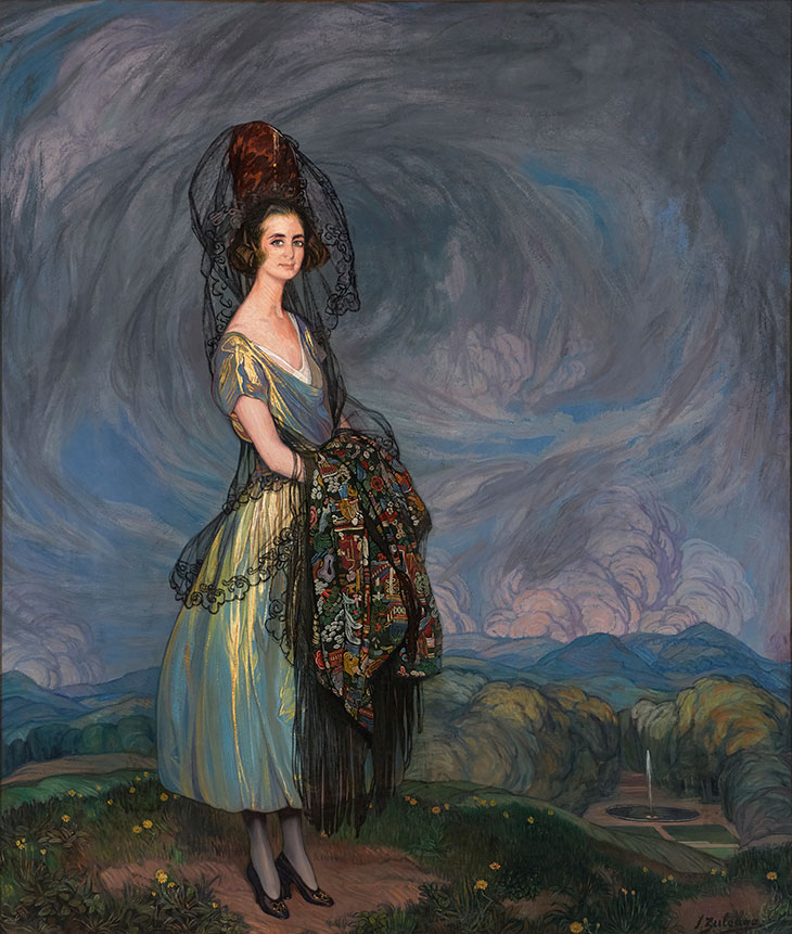 Portrait of the Duchess of Arión, Marchioness of Bay (1918), Ignacio Zuloaga y Zabaleta. Meadows Museum, SMU, Dallas.