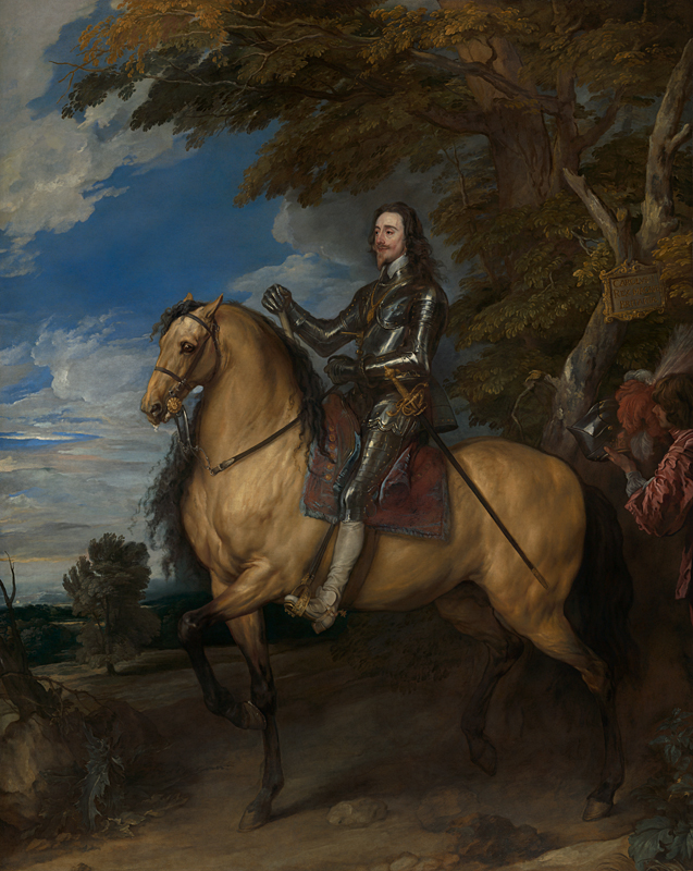 Equestrian Portrait of Charles I (c. 1637–38), Anthony van Dyck. National Gallery, London.
