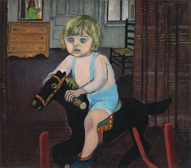 Hartley on the Rocking Horse (1943), Alice Neel.