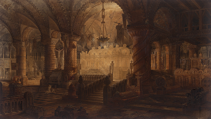 The Tomb of Merlin (1815), Joseph Gandy. RIBA Collections, London