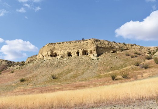 The cave monastery of Sabereebi, Georgia.
