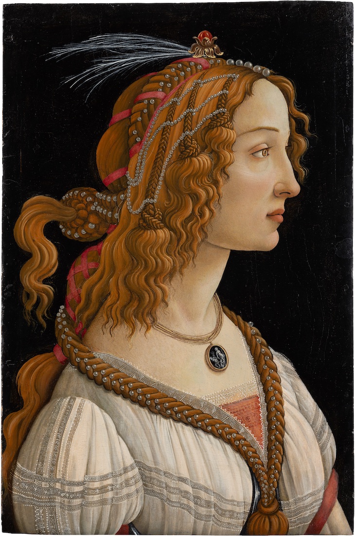 La Belle Simonetta (c. 1485), Sandro Botticelli.