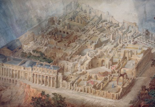 A Bird’s-eye view of the Bank of England (1830), Joseph Gandy. Sir John Soane’s Museum, London