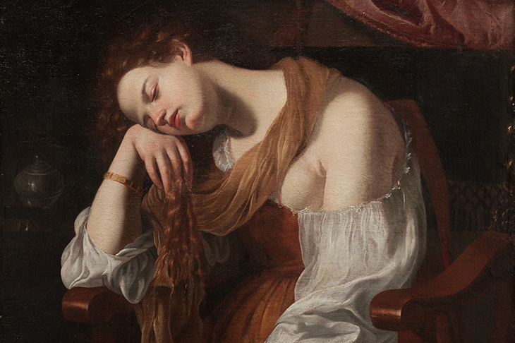 Penitent Mary Magdalene (c. 1625–26), Artemisia Gentileschi. Private collection