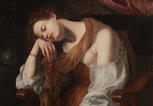Penitent Mary Magdalene (c. 1625–26), Artemisia Gentileschi. Private collection