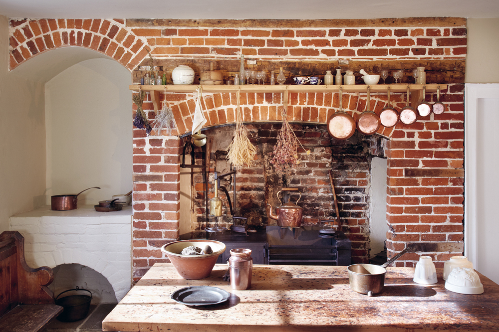 The kitchen at Jane Austen’s House, Hampshire.