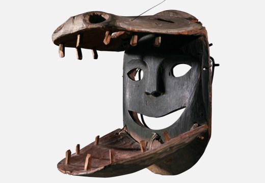 Shamanic transformation mask, late 19th century, Yup’ik Eskimo, Alaska. Galerie Flak (€75,000)