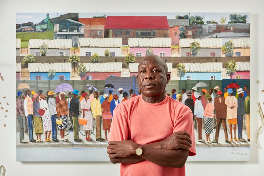 Sam Nhlengethwa. Courtesy Goodman Gallery