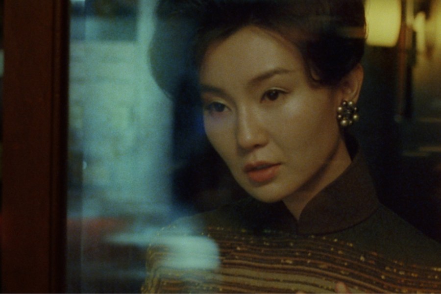 Maggie Cheng in never-before-seen-footage from Wong Kar-Wai’s ‘In the Mood for Love’ (2000).