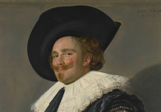 The Laughing Cavalier (detail; 1623), Frans Hals.