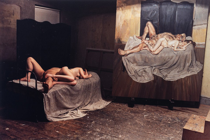 Leigh Bowery and Nicola Bateman posing for ‘And the Husband’ (1), 1993