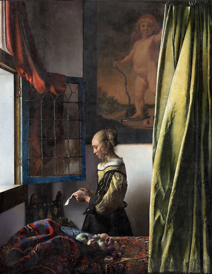 Girl Reading a Letter at the Open Window (1657–59), Johannes Vermeer.