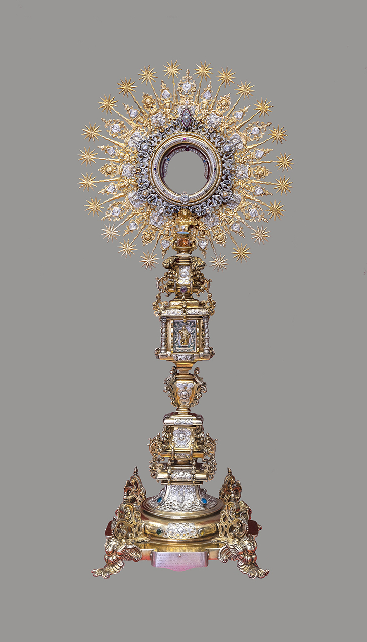 Monstrance (1700–27), workshop of Quito. 