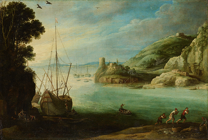 Mountainous Seashore (c. 1624), Paul Bril. 