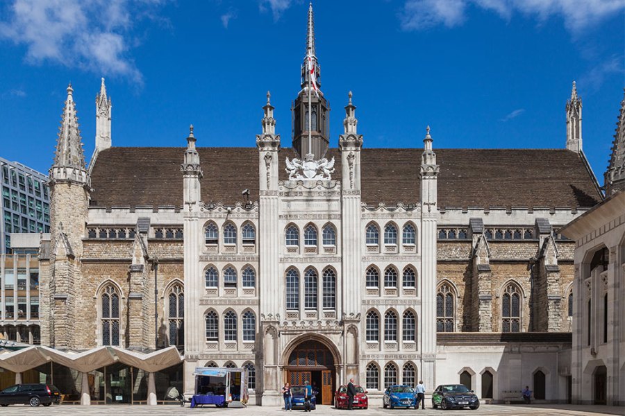 Guildhall in the City of London, photographed in 2014.