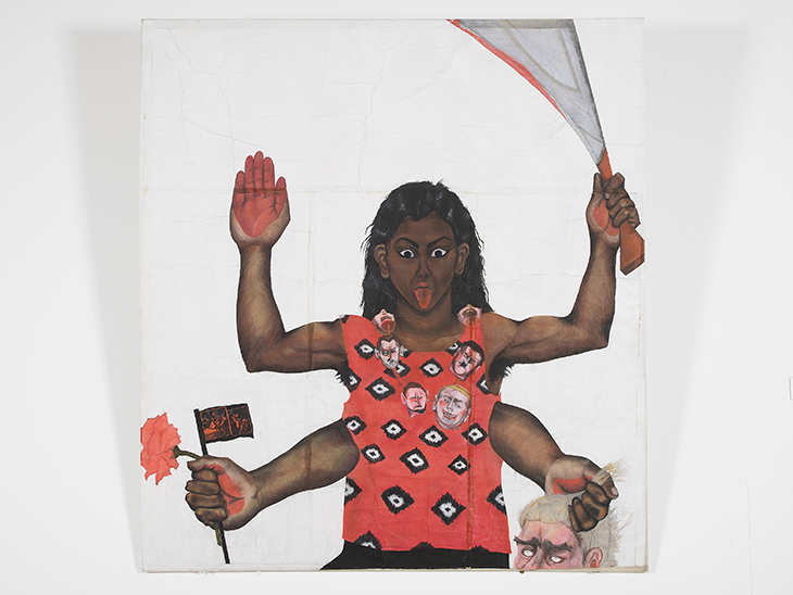 Housewives with Steak-Knives (1983–85), Sutapa Biswas. 