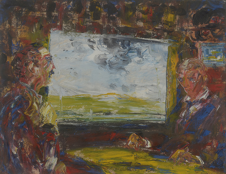 Looking Forward, Looking Back (1945), Jack B. Yeats. Private collection.