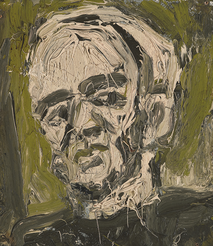Self-portrait (1980), Leon Kossoff.