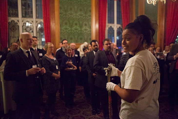 An event hosted by the Museum of Homelessness at the House of Lords in 2019.