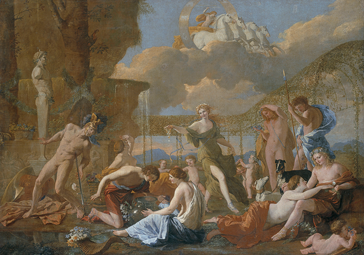 The Realm of Flora (1630–31) (1630–31), Nicolas Poussin. Gemäldegalerie Alte Meister, Staatliche Kunstsammlungen Dresden.