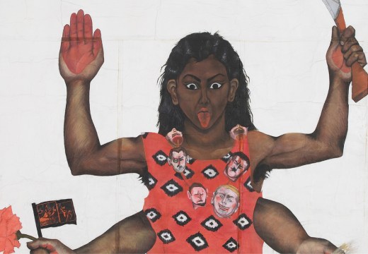 Housewives with Steak-Knives (detail; 1983–85), Sutapa Biswas.
