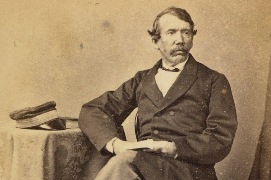 David Livingstone (1813–71), photographed in 1864 by Thomas Annan.