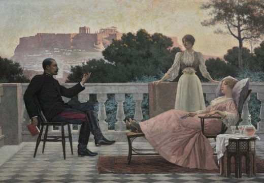Soirée Athénienne (detail; 1897), Iakovos Rizos.