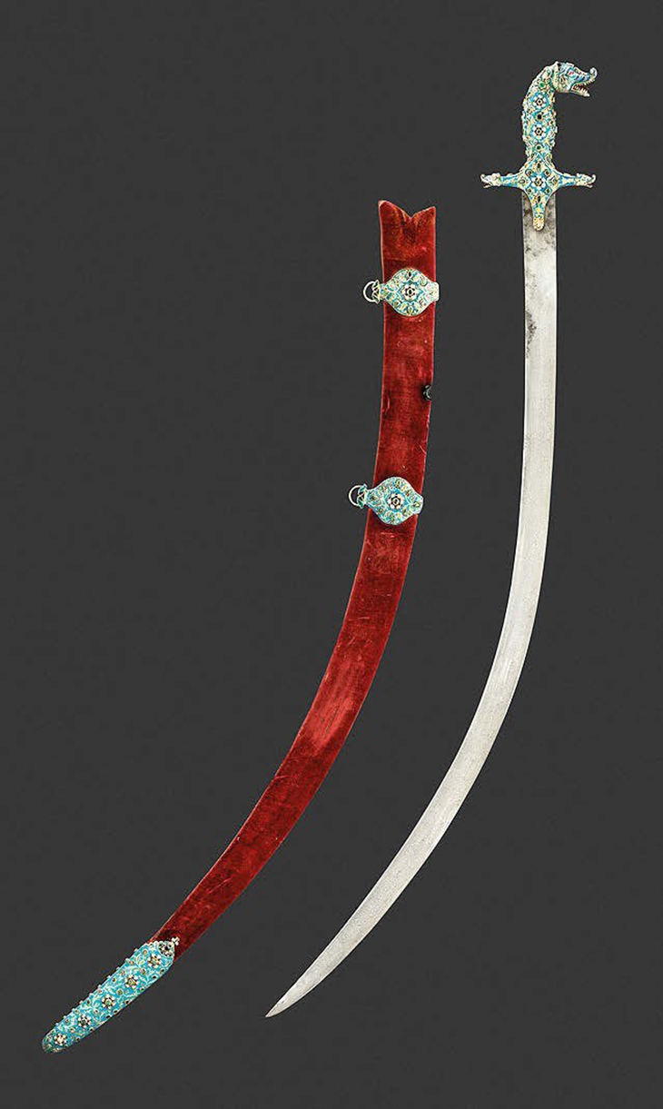 An exceptional Indian sword or shamshir (early 19th century). Peter Finer