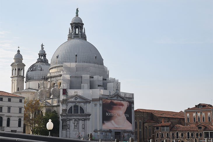 Basilica of Santa Maria della Salute, Venice, photographed in 2012.