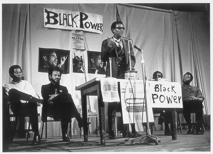 Stokely Carmichael giving a Black Power speech at The Dialectics of Liberation Congress, Round House, London, 1967 (1967), Horace Ové. 