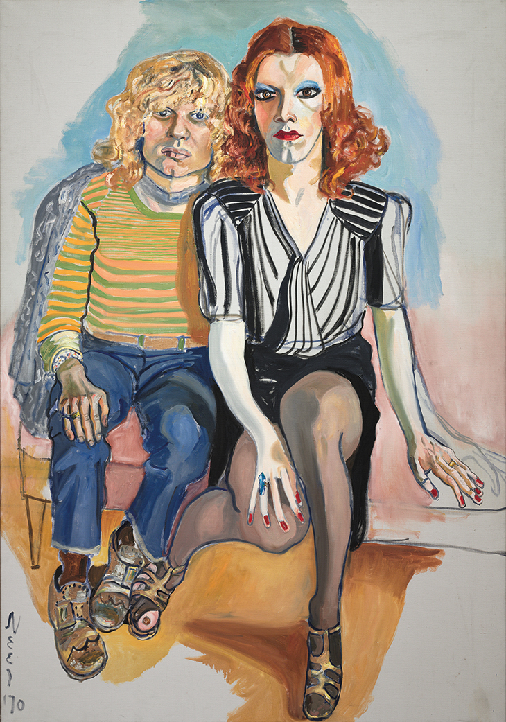 Jackie Curtis and Ritta Redd (1970), Alice Neel. Cleveland Museum of Art.