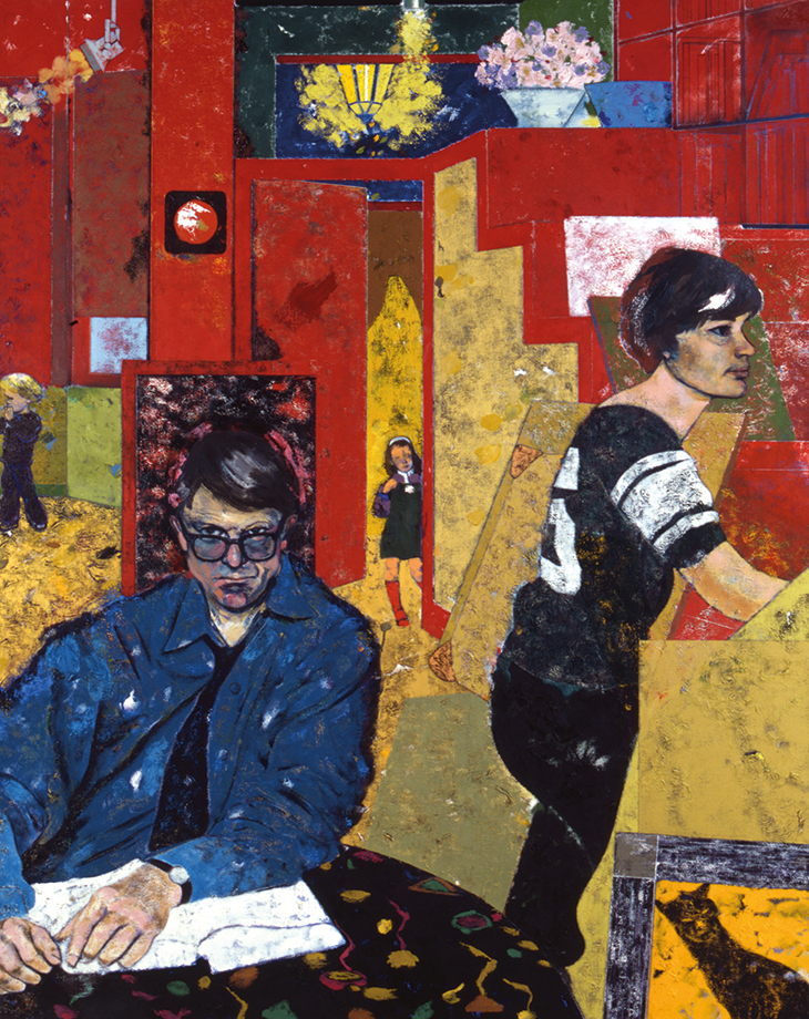 The Architects (1981), R.B. Kitaj. Pallant House Gallery, Chichester.