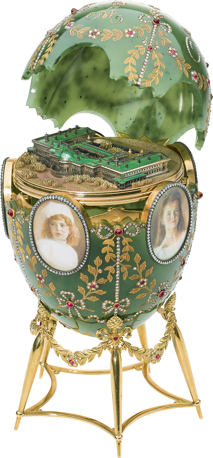 Alexander Palace Egg (1908), Henrik Wigström for Fabergé.